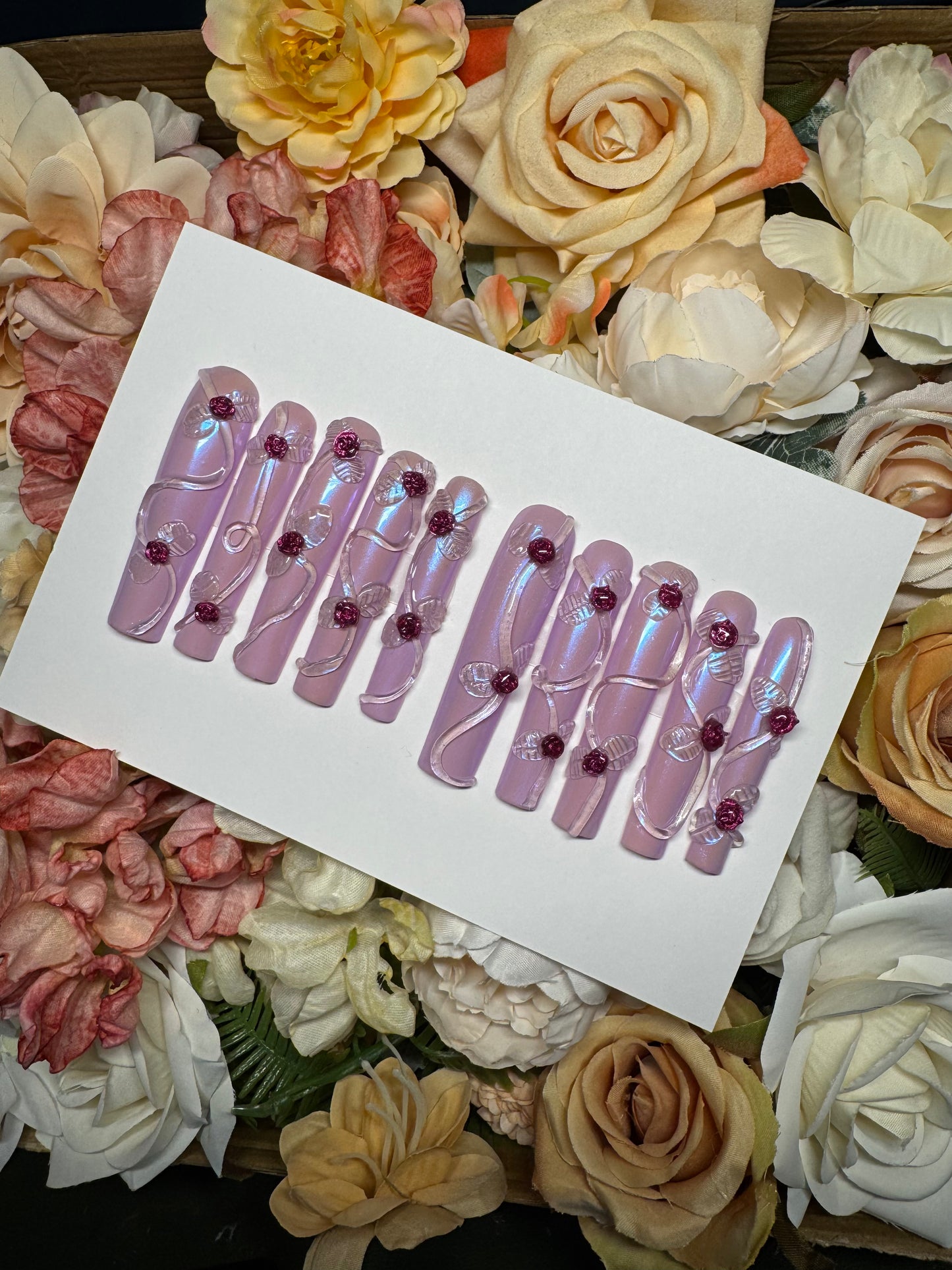 XXL Rose nails